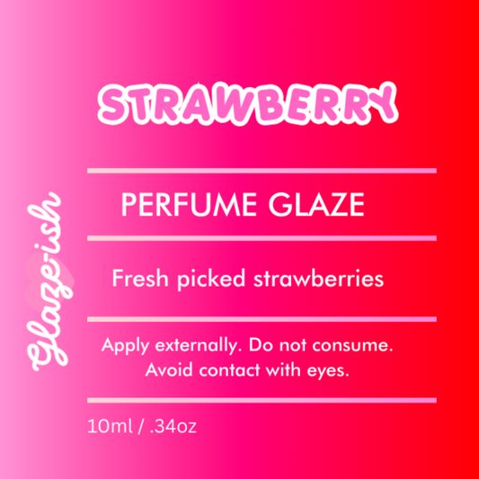 Strawberry- Perfume Glaze (Pack of 4)