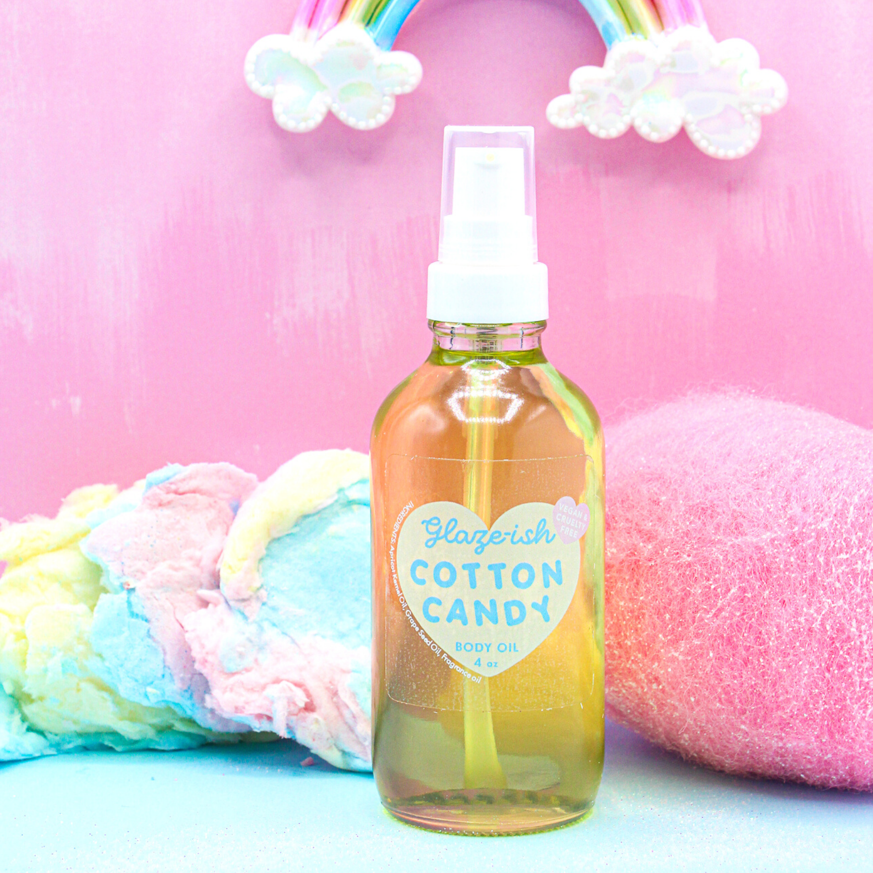 Cotton Candy- Body Oil – GLAZE-ISH
