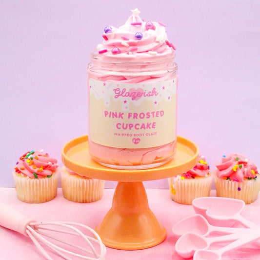Pink Frosted Cupcake - Body Glaze