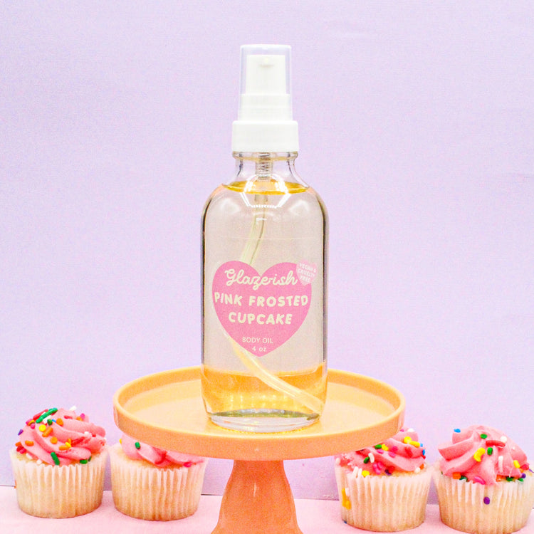 Pink Frosted Cupcake- Body Oil